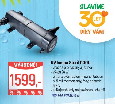 UV lampa Steril POOL