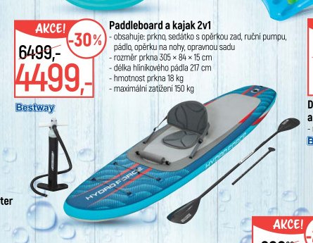 Paddleboard a kajak 2v1