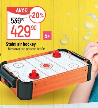 Stolní air hockey