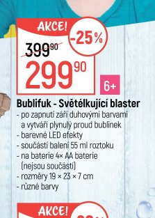 Bublifuk - Světélkující blaster