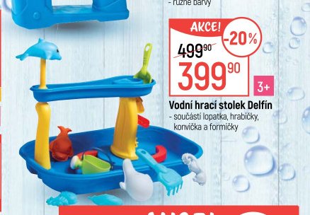 Vodní hrací stolek Delfín