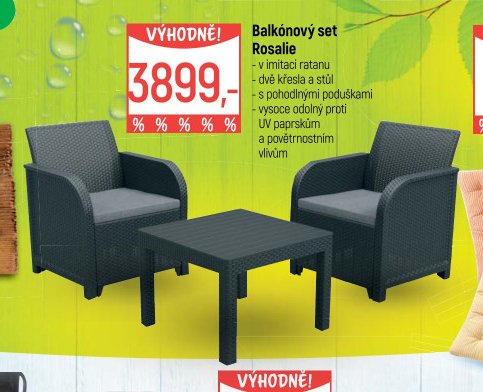 Balkónový set Rosalie