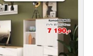 Komoda PLISSE