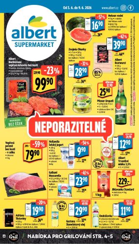 akční leták Albert 3.6.2026-9.6.2026