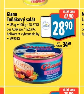 Giana Tuňákový salát