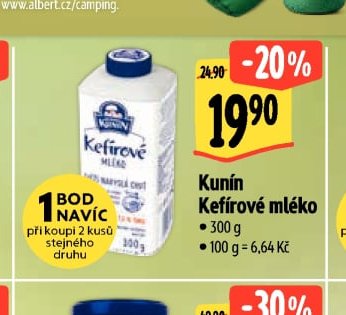 Kunín Kefírové mléko