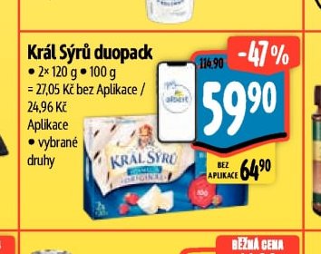 Král Sýrů duopack