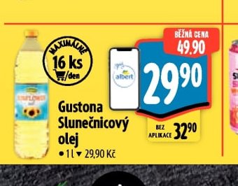 Gustona Slunečnicový olej