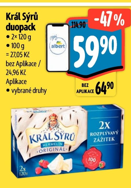 Král Sýrů duopack