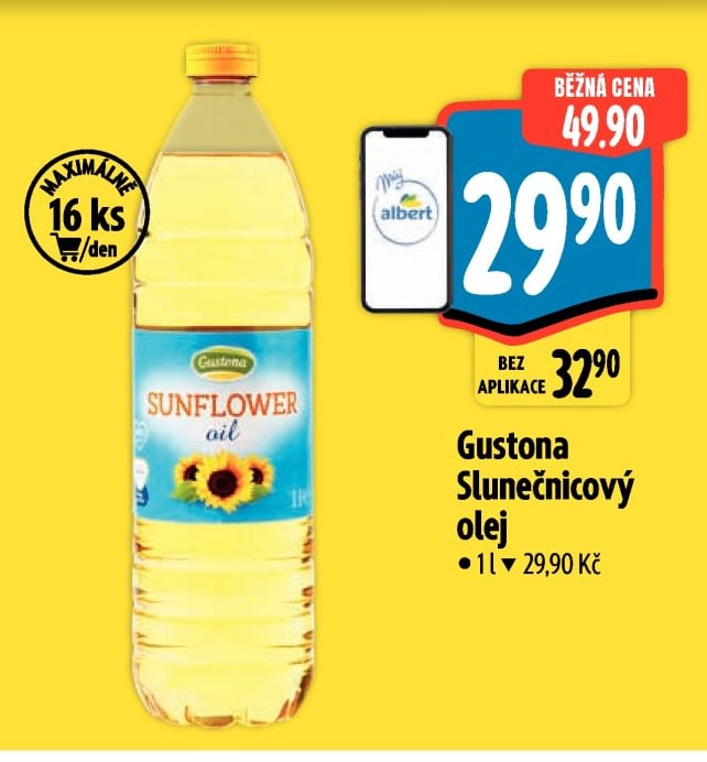 Gustona Slunečnicový olej
