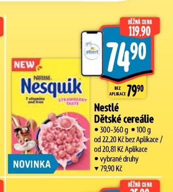 Nestlé Dětské cereálie