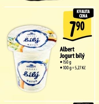 Albert Jogurt bílý