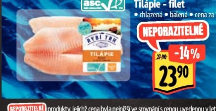 Tilápie - filet