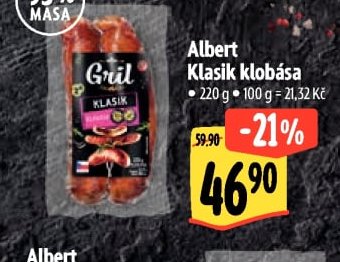 Albert Klasik klobása