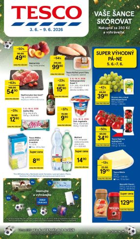 akční leták Tesco 3.6.2026-9.6.2026