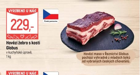 Hovězí žebro s kosti Globus