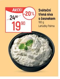 Sváteční třená niva s česnekem