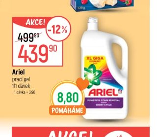 Ariel prací gel