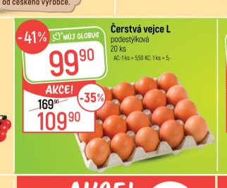 Čerstvá vejce L