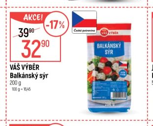 Váš Výběr Balkánský sýr 200 g