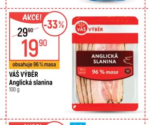 Váš Výběr Anglická slanina 100 g