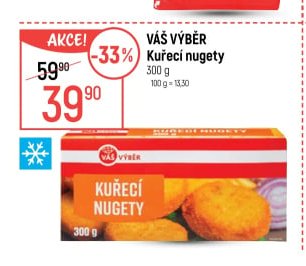 Váš Výběr Kuřecí nugety 300 g