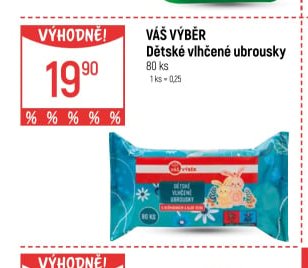 Váš Výběr Dětské vlhčené ubrousky