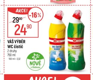 Váš Výběr WC čistič