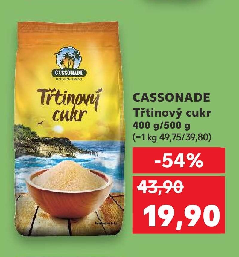 CASSONADE Třtinový cukr 400 g/500 g