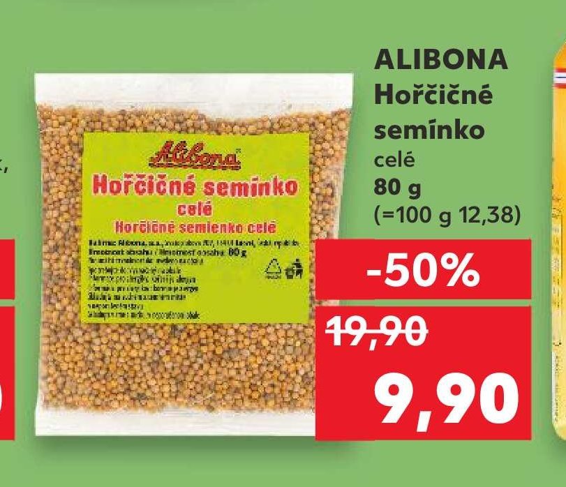 ALIBONA Hořčičné semínko celé 80 g