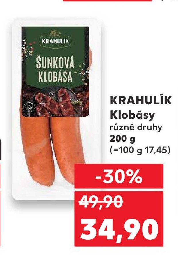 KRAHULÍK Klobásy