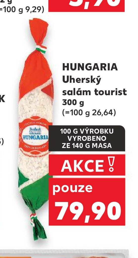 HUNGARIA Uherský salám tourist