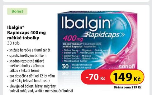 Ibalgin Rapidcaps 400 mg