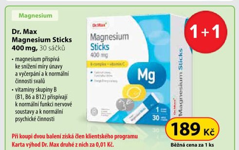 Dr. Max Magnesium Sticks 400 mg