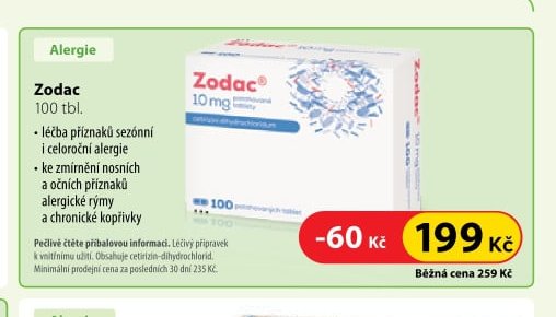 Zodac, 100 tbl.