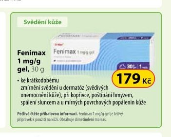 Fenimax 1 mg/g gel, 30 g