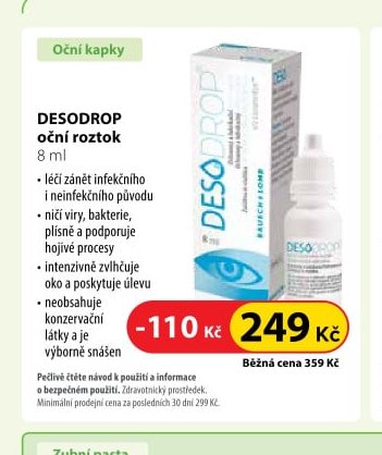 DESODROP oční roztok 8 ml