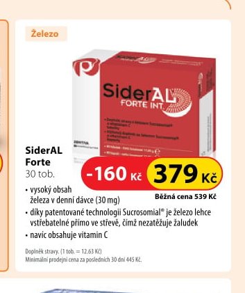 SiderAL Forte, 30 tob.