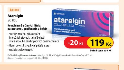 Ataralgin, 20 tbl.