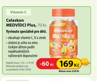 Celaskon MEDVÍDCI Plus, 70 ks