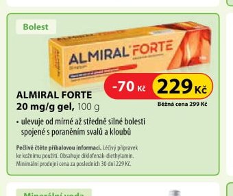 ALMIRAL FORTE 20 mg/g gel, 100 g