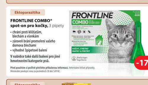 FRONTLINE COMBO spot-on pro kočky