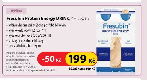 Fresubin Protein Energy DRINK, 4x 200 ml