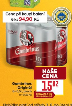 Gambrinus Originál
