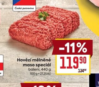Hovězí mělněné maso speciál