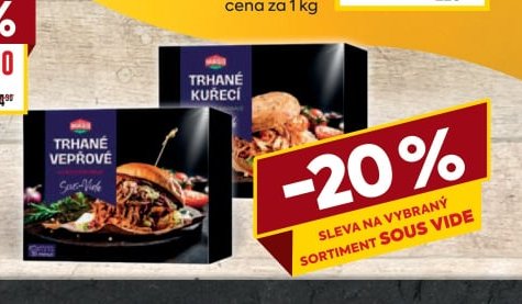Trhané vepřové sous-vide
