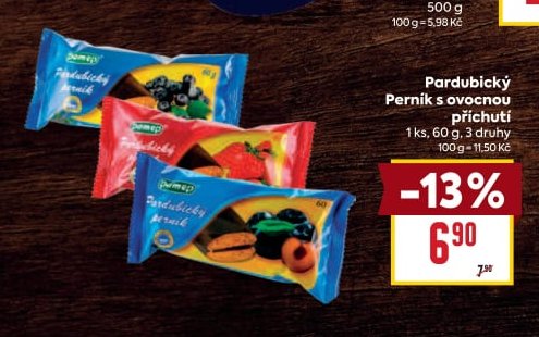 Pardubický Perník s ovocnou příchutí