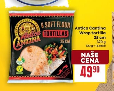 Antica Cantina Wrap tortilla 25 cm 370 g