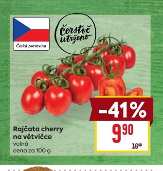 Rajčata cherry na větvičce