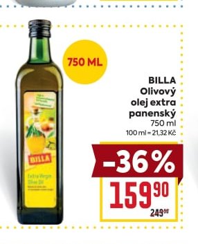 BILLA Olivový olej extra panenský